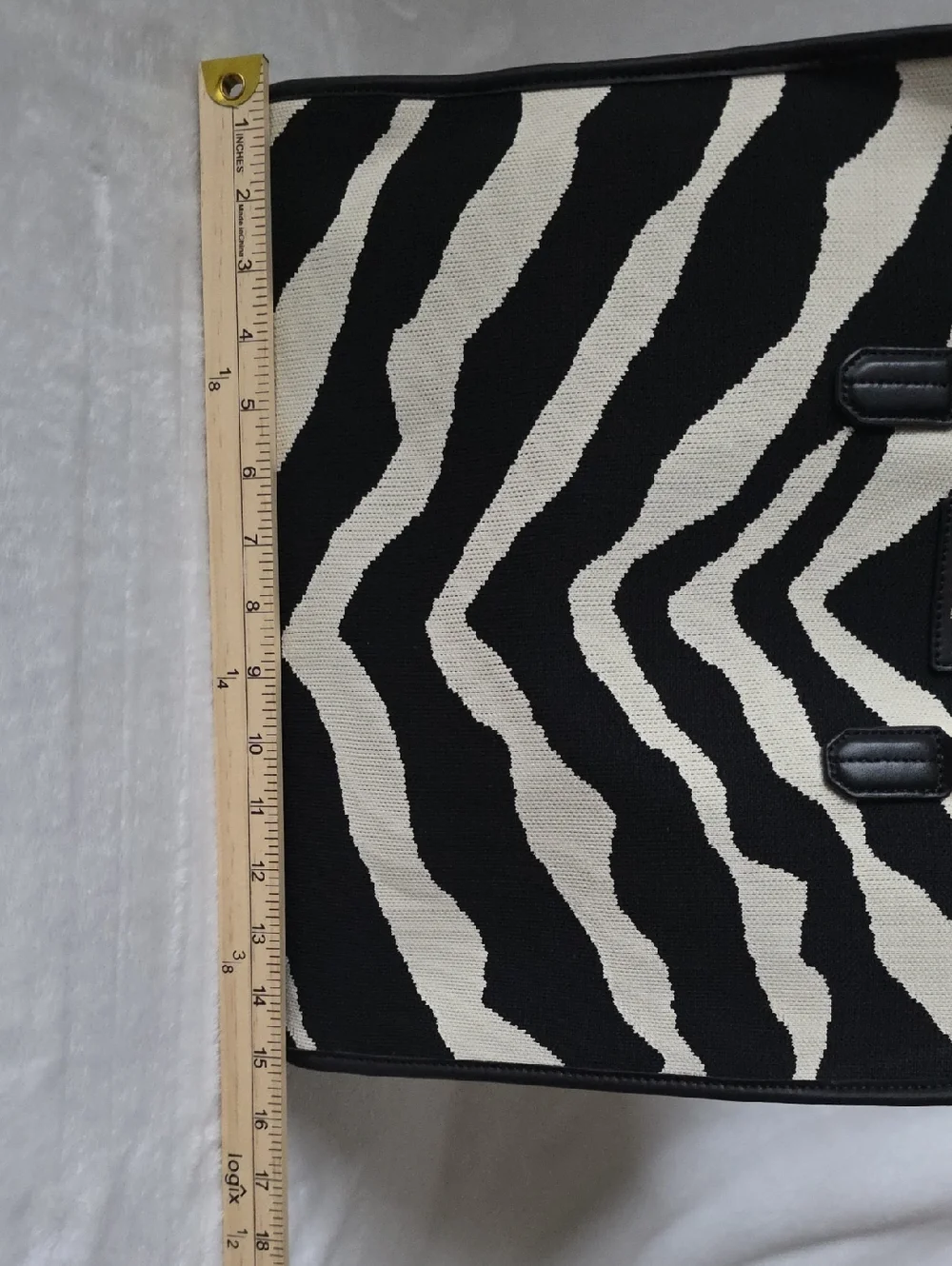 Viola Castellani Stylish‎ Zebra Print Tote Bag